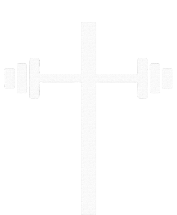 Dumbbell Barbell Cross Christian Gym Workout Lifting Tall Sweatshirt