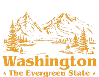 Funny Home Washington The Evergreen State Bumper Sticker