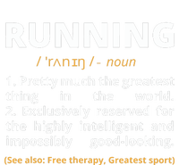 Funny Running Definition Noun Runner Track Field Gift Coach Cooling Performance Long Sleeve Crew