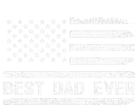 Best Dad Ever With Us American Flag Gifts Fathers Day Dad Toddler T-Shirt