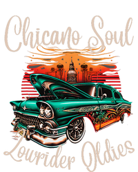 Chicano Soul Lowrider Oldies Car Clothing Low Slow Cholo Women's Racerback Cropped Tank