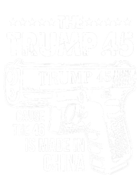 The Trump 45 Cause The 46 Is Made In China Pro Trump Gift Women's Racerback Cropped Tank