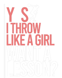 I Throw Like A Girl Discus Throwing Track And Field Discus Kids Long Sleeve Shirt