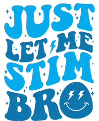 Retro Just Let Me Stim Bro Autism Awareness Women's Crop Top Tee