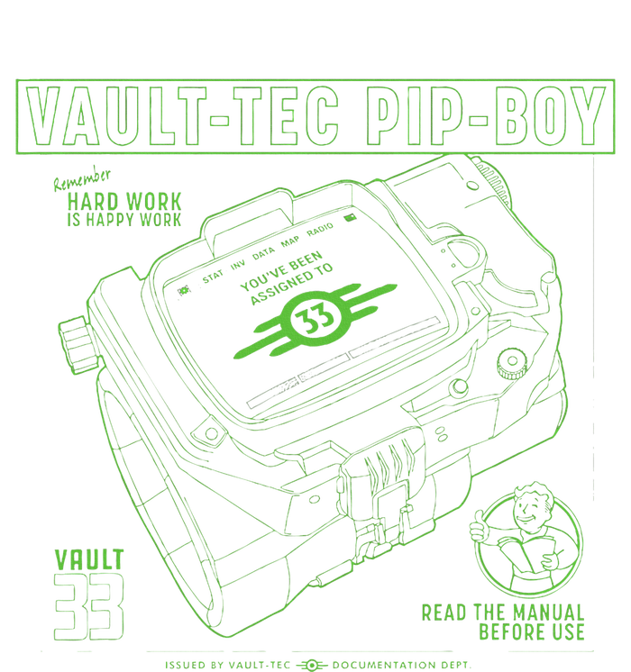 Fall Out Vault Tec Pip Boy T-Shirt