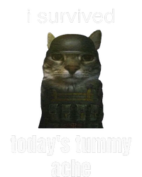 Funny I Survived TodayS Tummy Ache T-Shirt