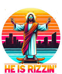 He Is Rizzen Christian Jesus Has Rizzen Skateboarding Lover Premium Hoodie