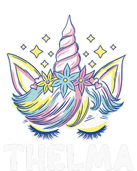 Cute Personalized Name Unicorn Crown Thelma T-Shirt