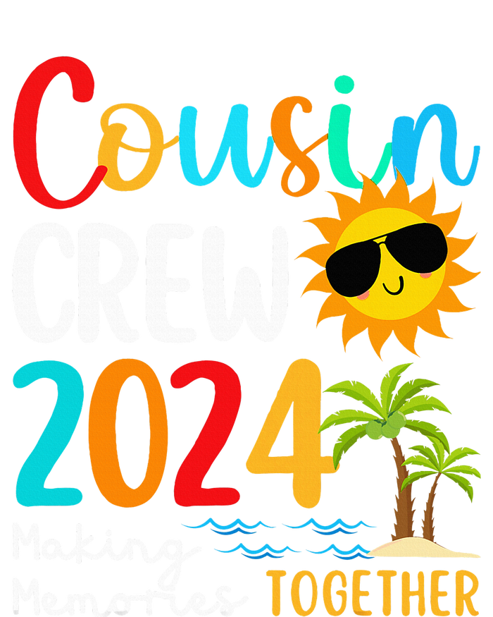 Cousin Crew 2024 Summer Vacation Beach Family Trips Matching 7-Panel Snapback Hat