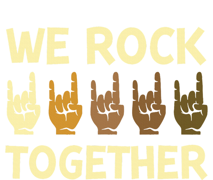 Funny We Rock Together Hands Rock Lovers T-Shirt