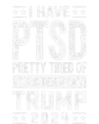 I Have Ptsd Pretty Tired Of Stupid Democrats Trump 2024 Pom Pom 12in Knit Beanie