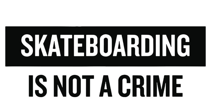 Skateboarding Is Not A Crime Skate Skateboard Sustainable Knit Beanie