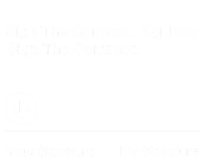 Sign The Contract Big Boy Funny Boxer Box Boxing Sustainable Beanie