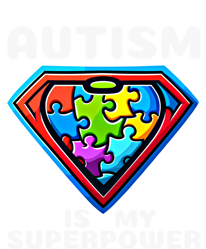 Autism Is My Superpower Superhero Cute Gift Kids T-Shirt