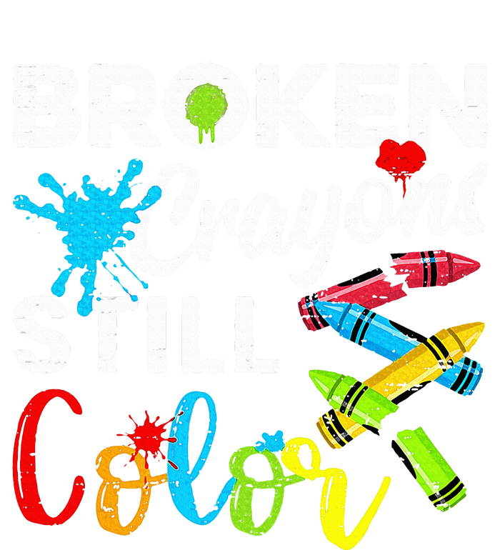 Broken Crayons Still Color Zip Tote Bag