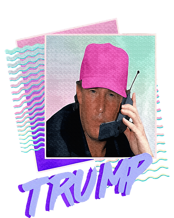 Trump Pink Cap Making Phone Call T-Shirt