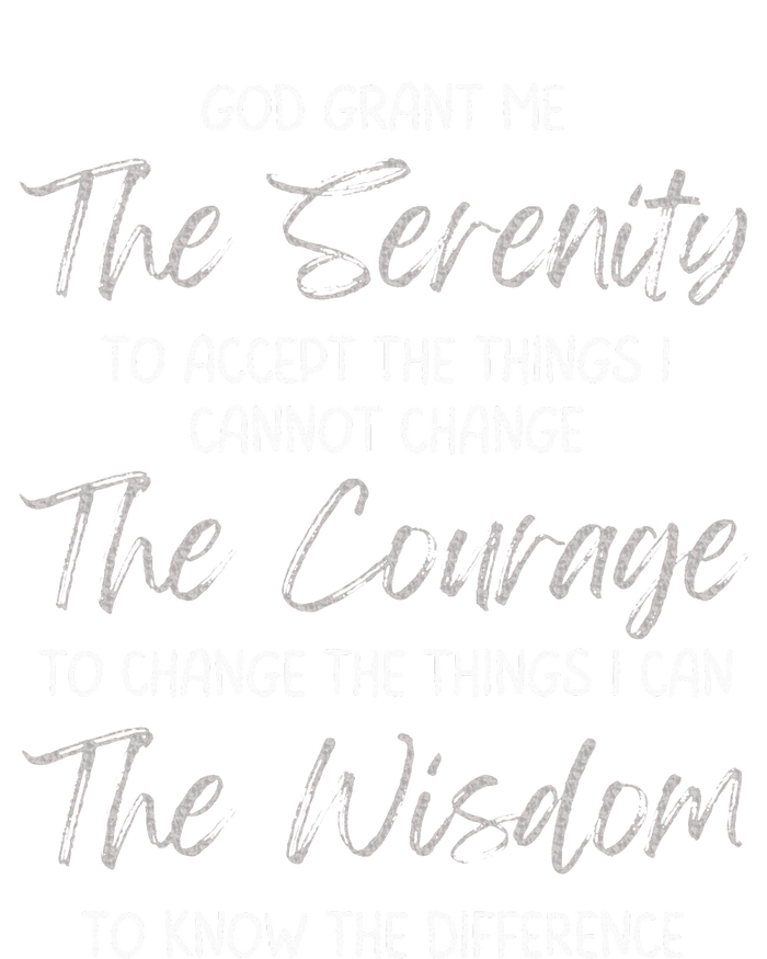 God Grant Me The Serenity Prayer Inspirational Spiritual Women's Fleece Hoodie