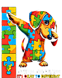 Autism Awareness Dabbing Dachshund Funny Gift Doggie Tank