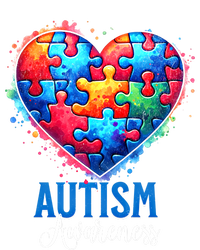 Autism Awareness Love Heart Puzzle Piece Gift Gift Short Acrylic Beanie