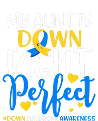 Down Syndrome Awareness My Aunt Is Down Right Perfect Toddler Fine Jersey T-Shirt