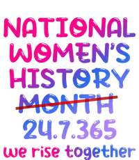 National Women History Month 2024 24.7.365 V-Neck T-Shirt