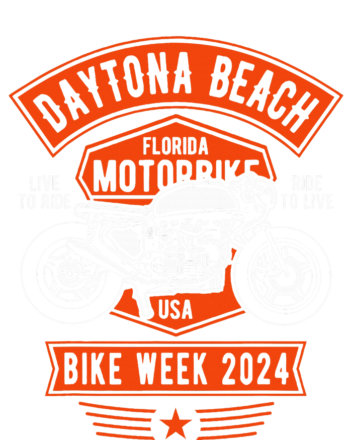 Daytona Beach Bike Week 2024 Retro Motorcycle Women's Perfect Tri Rocker Tank