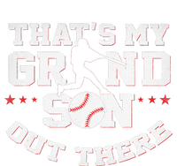 Thats My Grandson Out There Gifts Women Baseball Grandma Mom Hoodie