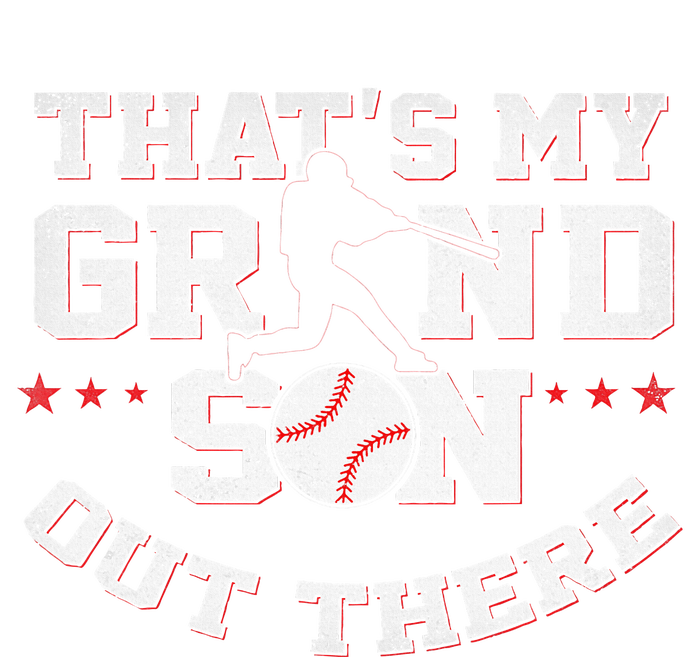 Thats My Grandson Out There Gifts Women Baseball Grandma Mom Hoodie