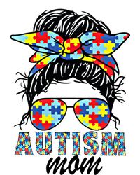 Autism Mom Messy Bun Sunglasses Bandana Mother’S Day Gift Sweatshirt Cinch Pack Bag