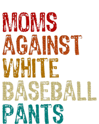 Moms Against White Baseball Pants Women's Pullover Hoodie