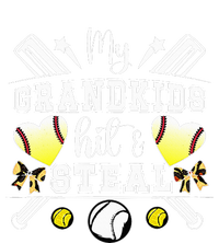 My Grandkids Hit & Steal Baseball Softball Grandma Women's T-Shirt