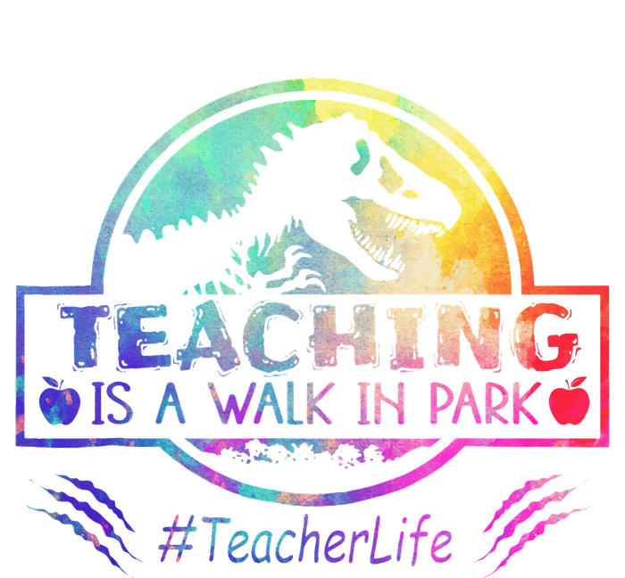 Teaching Is A Walk In Park Teacher Life Toddler Zip Fleece Hoodie