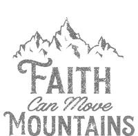 Faith Can Move Mountains Bible Verse Religious Women's T-Shirt