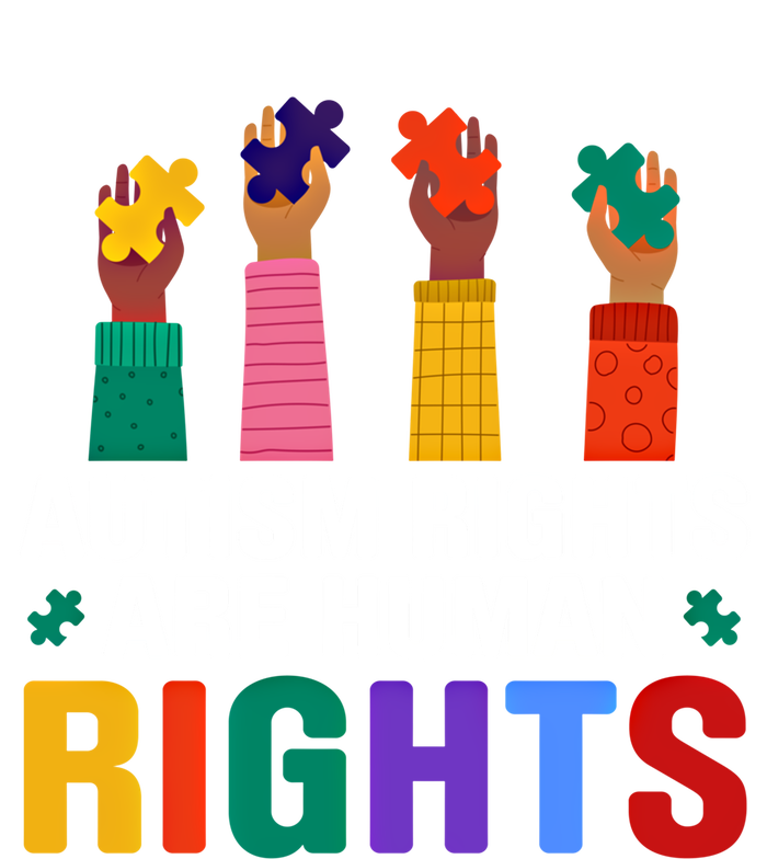 Autism Rights Are Hu Rights Autism Awareness Acceptance Gift Tote Bag