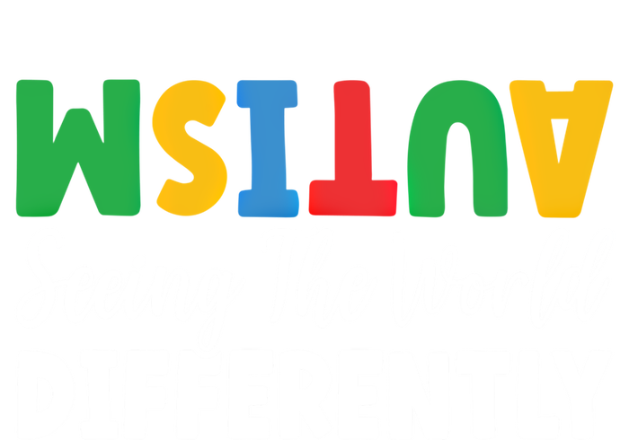 Autism Seeing The World Differently Asd Autistic Gift T-Shirt