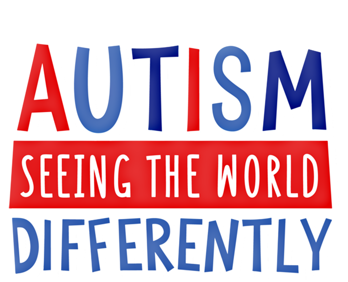 Autism Seeing The World Differently Awareness Autistic Gift Tote Bag