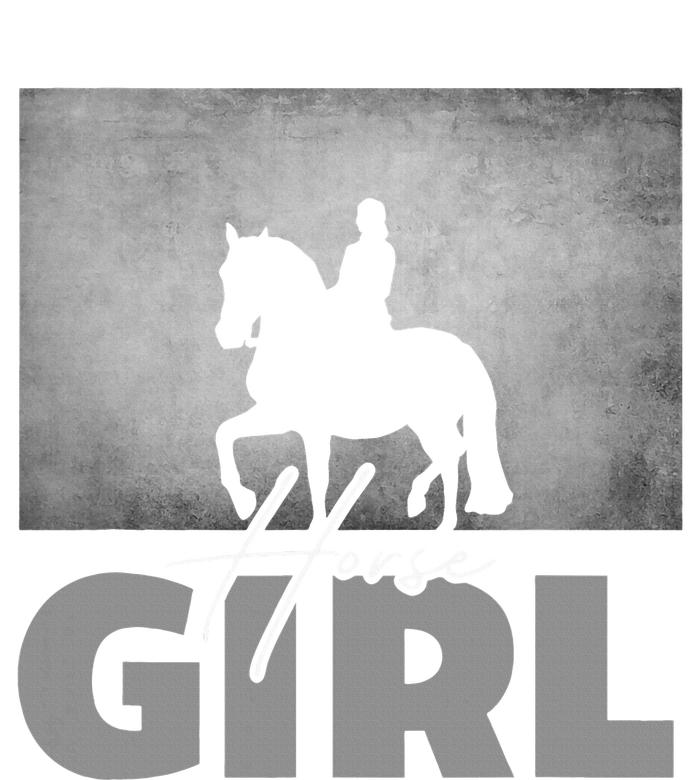 Horse Girl Horseback Riding Button