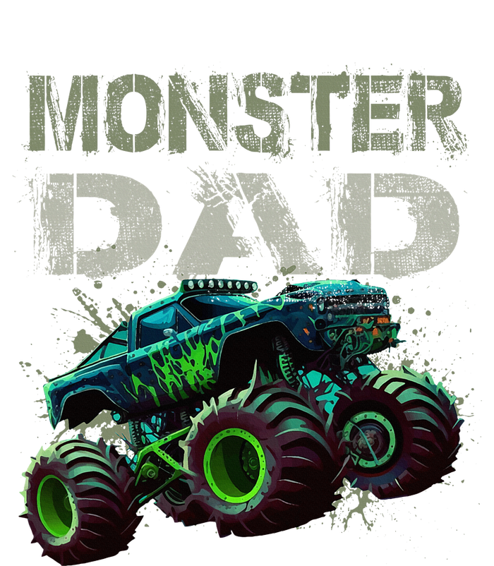 Monster Truck Dad Family Matching Monster Truck Lovers Women's Fleece Hoodie