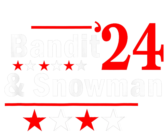 Bandit And Snowman 2024 Election Full-Length Apron With Pockets