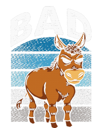 Funny Retro Bad Ass Angry Donkey T-Shirt