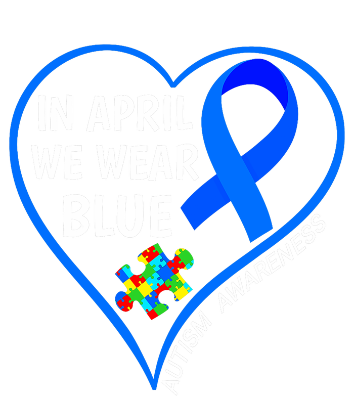 In April We Wear Blue World Autism Awareness Day 2024 Women's T-Shirt