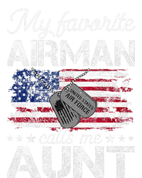 My Favorite Airman Calls Me Aunt Proud High Crown Mesh Back Trucker Hat