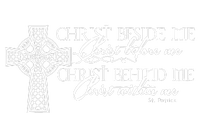 Christ Beside Me Christ Before Me Christ Behind Me Pom Pom 12in Knit Beanie