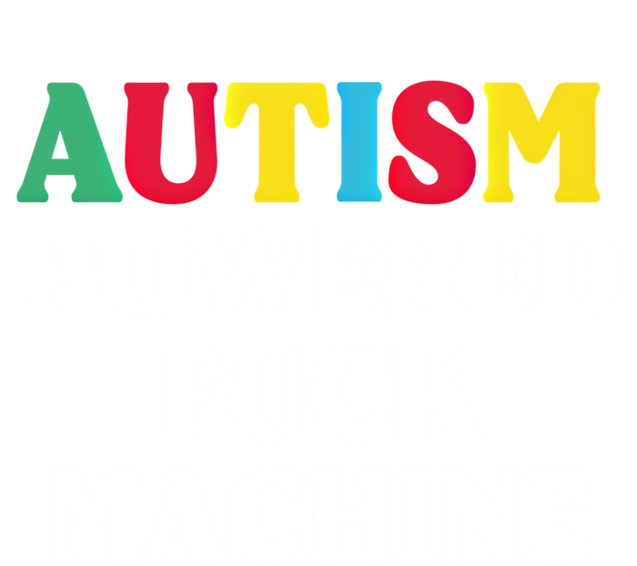 Autism Powered Fuck Machine Funny Autism Quote Meaningful Gift Zip Tote Bag