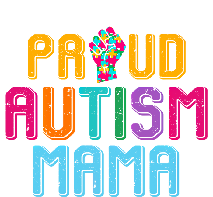 Autism Awareness Day Matching Family Proud Autism Mama Gift V-Neck T-Shirt