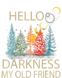 Hello Darkness My Old Friend Solar Eclipse April 08 2024 Trending Now Get It Kids Hoodie