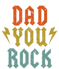 Fathers Day Funny Dad You Rock Guitar Vintage Adults T-Shirt