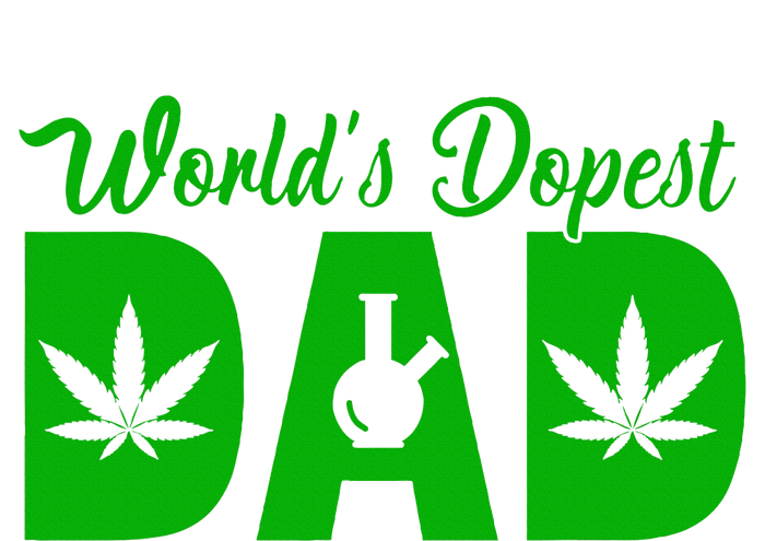 Worlds Dopest Dad Marijuana Bong Weed T-Shirt