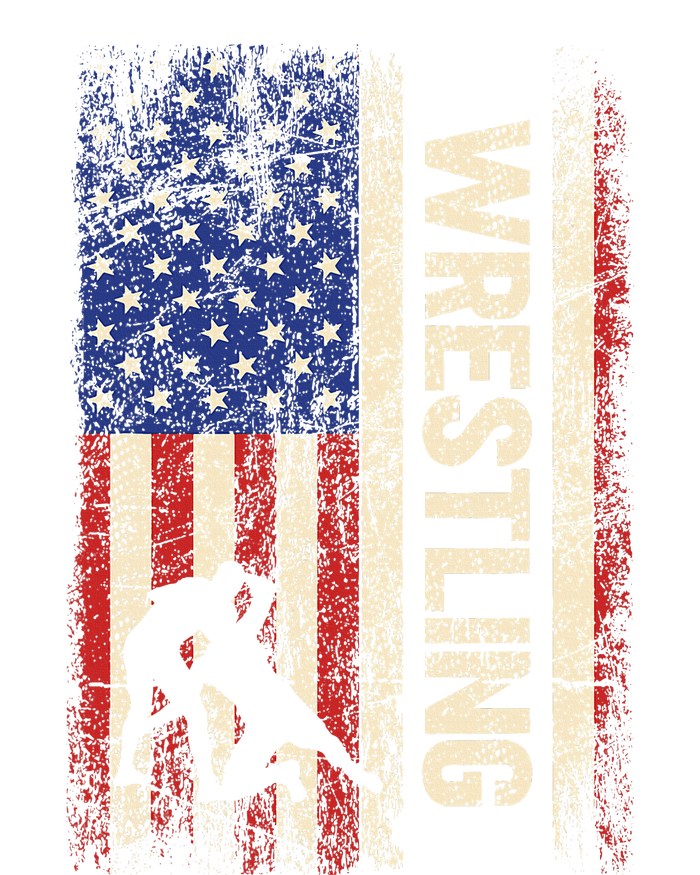 Wrestling Usa American Flag Wrestle 4th Of July Hoodie