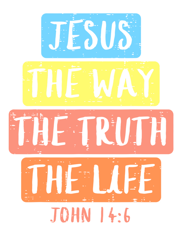 Jesus Way Truth Life John 146 Easter Religious Premium Hoodie